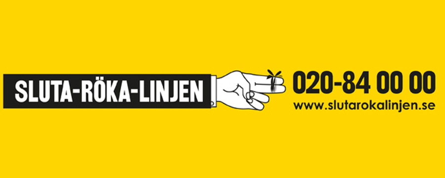 Logotyp för Sluta röka-linjen